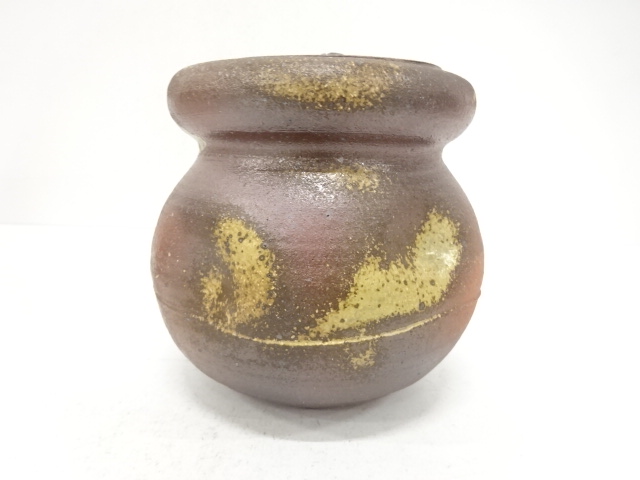  紀州焼　葵窯造　水指